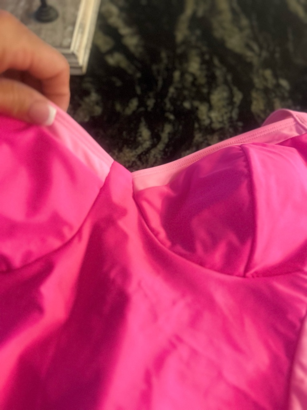 Amazon Women's One-Piece Swimsuit in Bright Hot Pink never worn